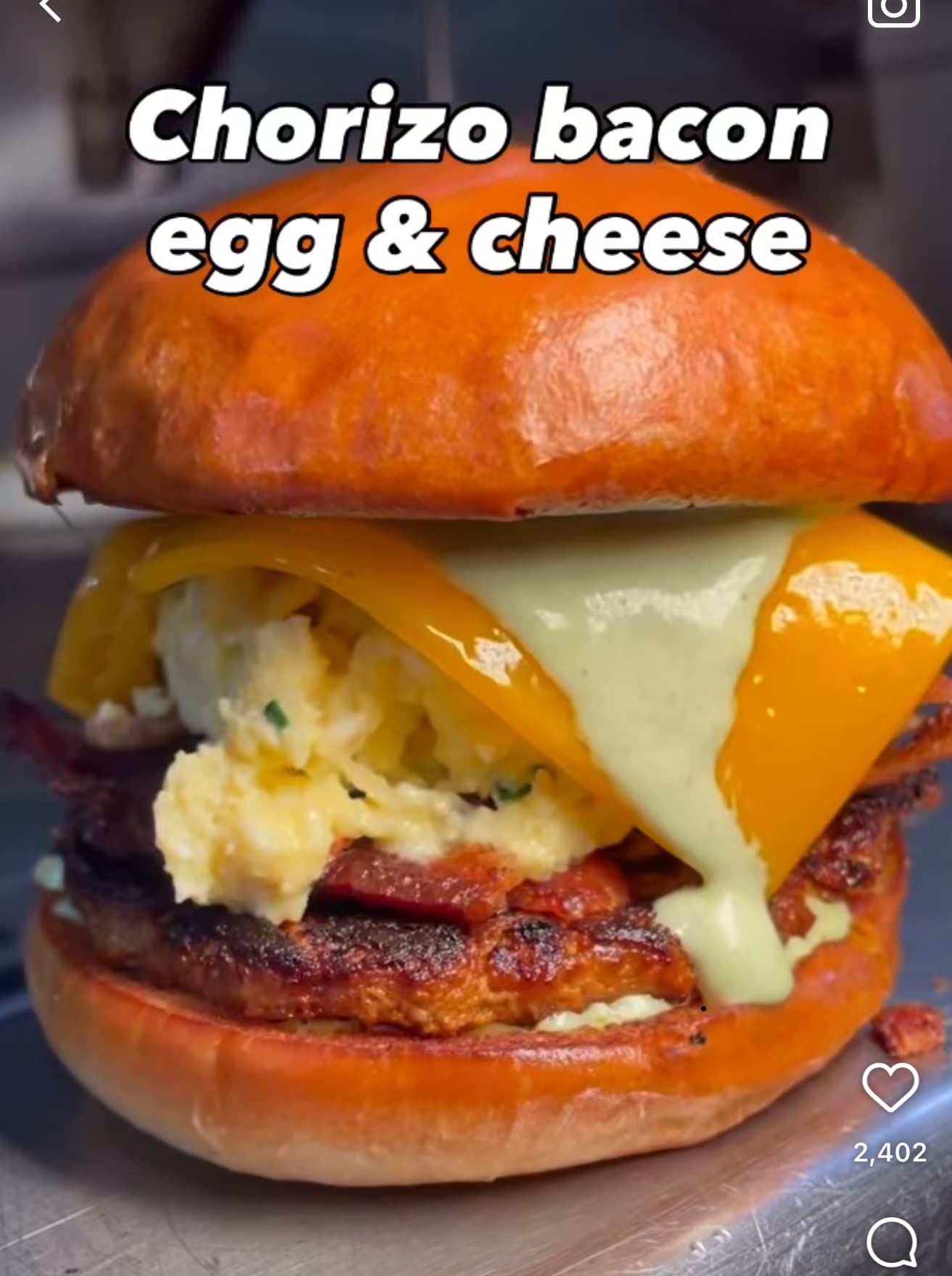 Egg & Cheese Breakfast Sandwich