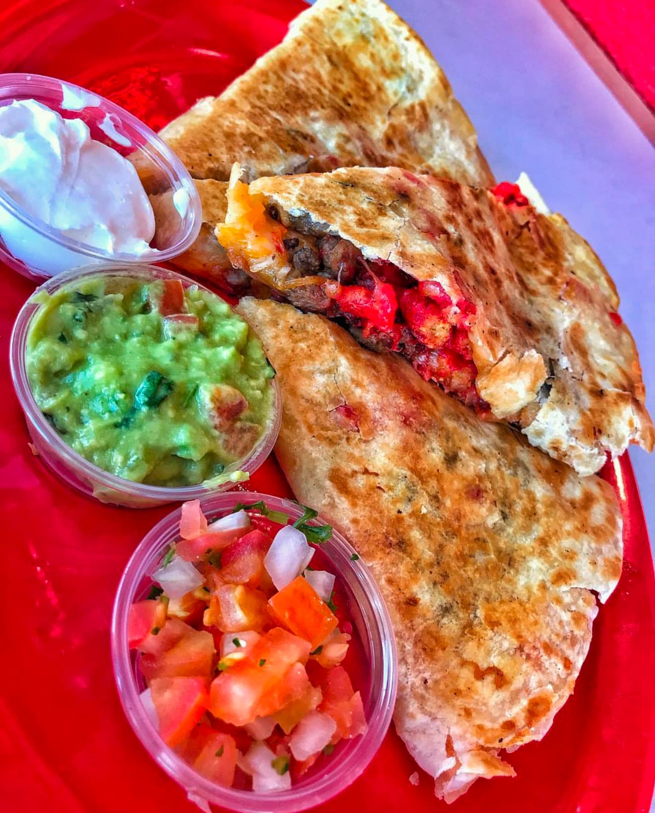 Hot Cheeto Quesadilla
